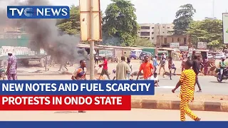 Protest in Ondo State Over New Notes, Fuel Scarcity