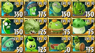 All Premium Plants Power-Up! in Plants Vs Zombies 2