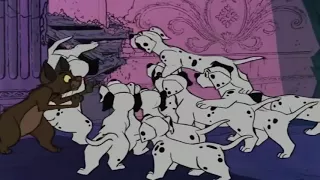 101 Dalmatians Tibbs attempts to rescue the puppies 1 part HD