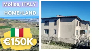 Italian Home For Sale with GORGEOUS SEA Views, Olive Trees and Land Close to the Sea