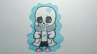 How to draw Alpha Sans chibi very Easy