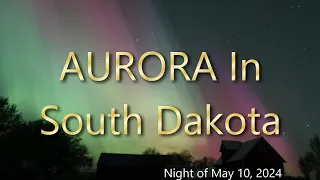 Timelapse Aurora (northern lights) in South Dakota