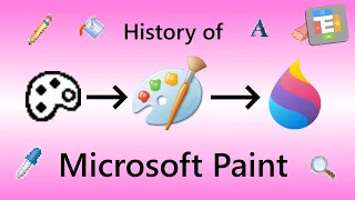 History of Microsoft Paint (1985-2017)