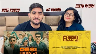 Desi Haan Ji : Ndee Kundu, KP Kundu, Bintu Pabra |Couple Reaction | New Haryanvi Songs Haryanvi 2021