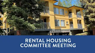 January 24, 2022 Rental Housing Committee Meeting