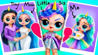 My Little Pony: Irmã Mais Nova Destruiu Minha Família! 31 LOL OMG DIYs