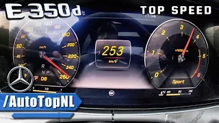 2017 Mercedes Benz E Class E350d ACCELERATION & TOP SPEED 0-253km/h by AutoTopNL