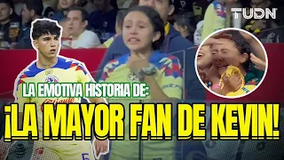 ¡LA FAN NÚMERO UNO! 🦅😍 La mayor fanática de Kevin Álvarez | TUDN