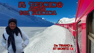 Da TIRANO a ST MORITZ 🇨🇭  il Trenino Rosso del Bernina 🚂 AMAZING TOUR 😲