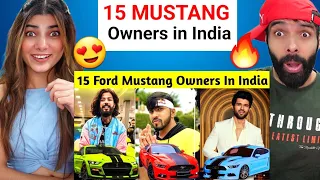 Top Famous Ford Mustang Owners In India | The Uk07 Rider, As Gaming, Scout,Vijay Devarkonda Reaction