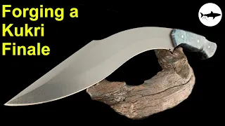 Hand Forging a Kukri with 80CRV2 - Finale!