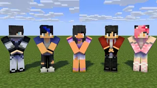 MONSTER SCHOOL : WALKER DANCE MEME AARON, APHMAU, ZANE, KAWAII CHAN, EIN - MINECRAFT ANIMATION