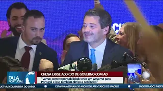 Chega exige acordo de governo com AD