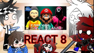 REACT 8 : SMG4 ( If Mario Was In... SQUID GAME )