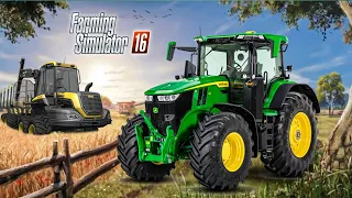 Purched JCB Tractors & NEW HOLLAND Harvester In Fs16 | fs16 Gameplay | Timelapse |