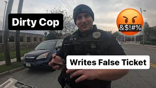 Dirty Savannah Cop (Kaden Collins)Wrote Me A Citation Based On His Emotions…👮🏼‍♂️