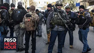 Gun-rights advocates turn out in huge numbers to protest proposed Virginia restrictions