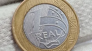 10 Moedas de 1 real que valem R$ 15.850,00 compro pago avista!! Estão em circulação tbt