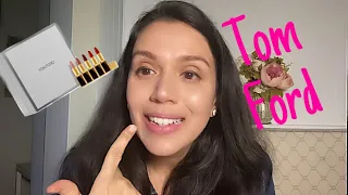 Tom Ford Lipstick Set Unboxing, Swatch & Review!