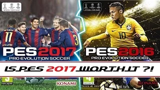 PES 2017 Vs PES 2016 | Gameplay Graphics Comparison | IS IT WORTH IT?! | FC Barcelona Vs Real Madrid