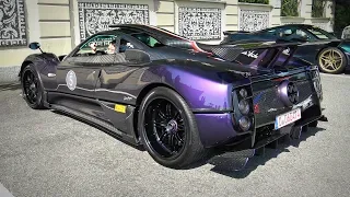 BEST OF Pagani Zonda 7.3 N/A V12 Engine SOUNDS! - Zonda S, F, 760LM, Uno & More!