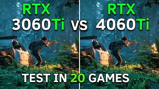 RTX 3060 Ti vs RTX 4060 Ti | Test In 20 Games at 1080p | 2023