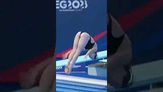 Urte VALEISAITE 🤩 Women's 1m Springboard 🤩 European Games 2023