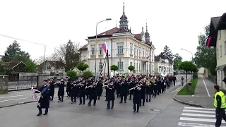 BUDNICA ZA PRVI MAJ PO DOMŽALAH Z GODBO, 1  5  2015