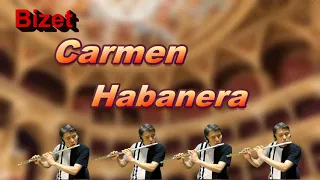 Bizet:Carmen  Habanera for flute quartet/ビゼー　カルメン「ハバネラ」【フルート四重奏】