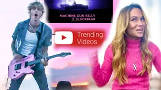 Machine Gun Kelly ft. blackbear - my ex's best friend (reaction) || JESSICA SHEA