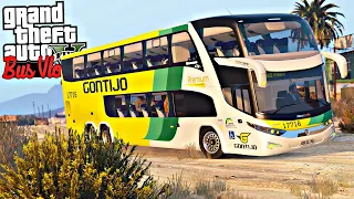 GTA V BusVlog: VIAÇÃO GONTIJO Ônibus Marcopolo G7 DD Paradiso 1800