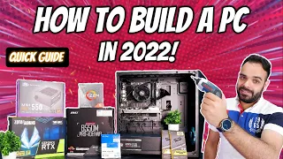 How to Build a PC in 2022 - Step By Step Guide | PC Building Guide For Beginners in 2022 [HINDI]