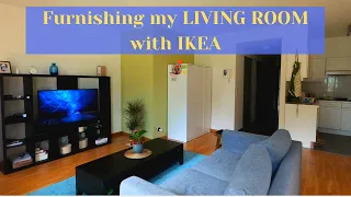 FURNISHING MY LIVING ROOM | IKEA SHOPPING | HOME DECOR