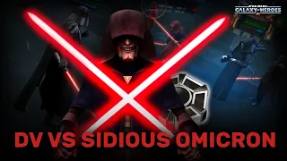 Darth Vader SOLO vs SEE w/ Sidious Omicron! | Counter Clips #1 | SWGOH