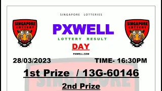 PXWELL DAY LIVE DRAW 28.03.2023 TUESDAY TIME 16:30 PM LIVE SINGAPORE LOTTERIES TODAY RESULT