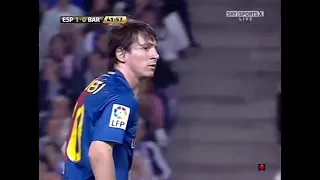 Lionel Messi vs Espanyol Away 2008 09 English Commentary