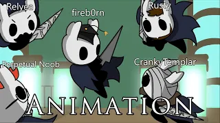 Hollow Knight Speedrunner vs. 4 Hunters - Animated