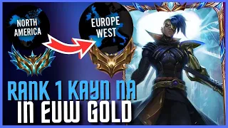 I TOOK MY KAYN INTO EUW GOLD ELO AND THIS HAPPENED...