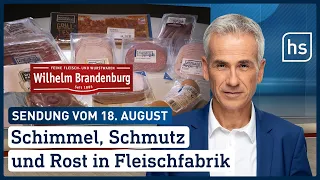 Schimmel, Schmutz und Rost in Fleischfabrik | hessenschau vom 18.08.2021