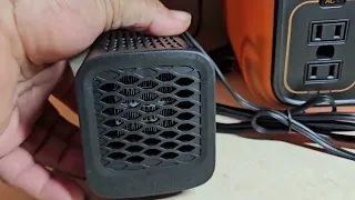 Car And Desk Top Heater 12-Volt Great To Use During Power Outage. Are When Car Break Downs.