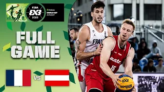 France v Austria | Men Play In  | Full Game | Crelan FIBA 3x3 World Cup 2022