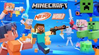 I Played The Brand New Nerf DLC in Minecraft!!!