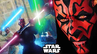 Why Darth Maul was Deeply Ashamed of the Way Qui-Gon Died - IN-DEPTH ANALYSIS