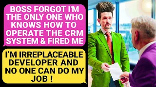 Boss Forgot I'm The Only One Who Knows How To Run CRM Software! I Was Irreplaceable Developer! r/EP