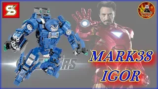 Iron Man Mark 38 "Igor" Железный человек . Лучшее лего из Китая от компании SY