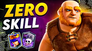 Most *NO SKILL* Deck in Clash Royale History