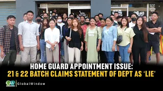 HOME GUARD APPOINTMENT ISSUE: 21 & 22 BATCH CLAIMS STATEMENT OF DEPT AS ‘LIE’