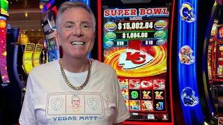 Championship Bonus On Super Bowl Slot Machine!