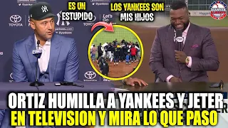 DAVID ORTIZ se BURLA HUMILLA a los YANKEES a Derek Jeter en TELEVISIÓN y NO CREERAS lo que PASÓ MLB