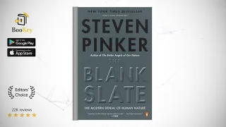 The Blank Slate  Book Summary By Steven Pinker  The Modern Denial of Human Nature
